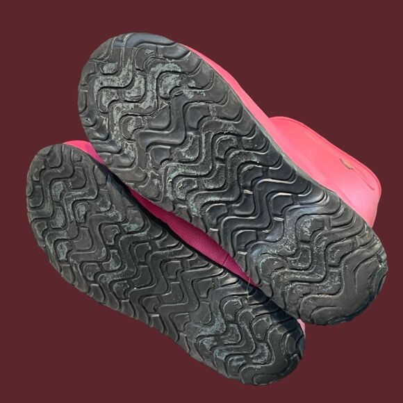 BOGS Little Kids Rubber Waterproof Pink Rain Boots Size 1 - Picture 5 of 5